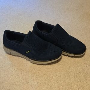 Men's Navy Slip-On Loafers